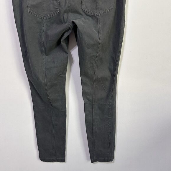Express Womens Pants Legging High Rise 16 Long Tall Gray Lace‎ Up Side Zip NEW - Picture 5 of 9